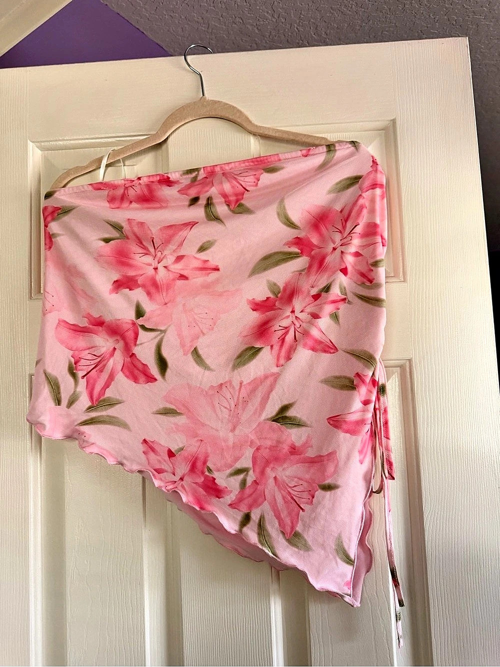 SHEIN Floral Bandana Tube Top in Pink 4XL Like New